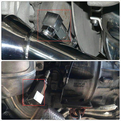 Mini Catalizador O2 Sensor Spacer CEL FIX P0420/P0042/P0430 Code Universal (90 Degree)