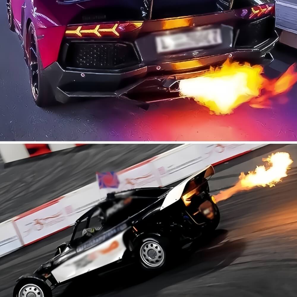 Flame exhaust sales
