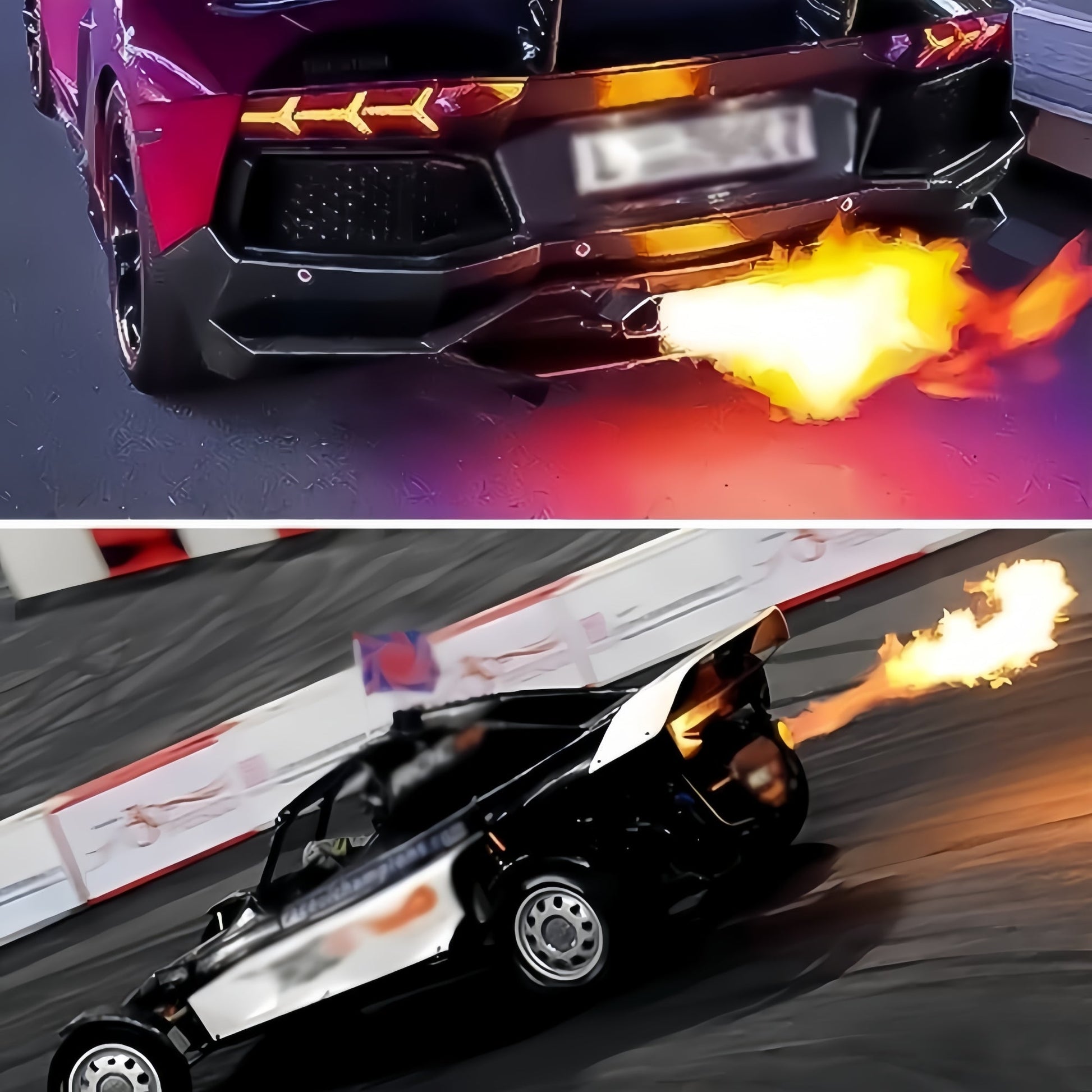 Flame Kit for Car Exhaust - For Car Motorcycle Truck ATV Scooter with Gasoline Engine - Mini Catalizador®