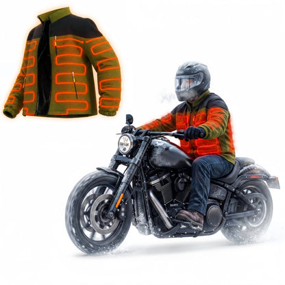 Heated Motorcycle Jacket - Powered by Exhaust Heat Recovery - Mini Catalizador®