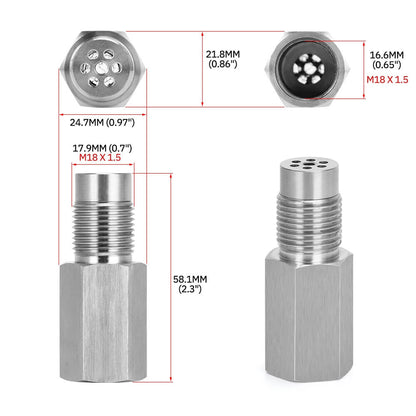 Mini Catalizador Catalytic Converters Universal (Straight) - Mini Catalizador