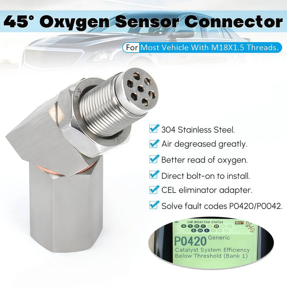 Mini Catalizador O2 Sensor Spacer CEL FIX P0420/P0042/P0430 Code Unive ...