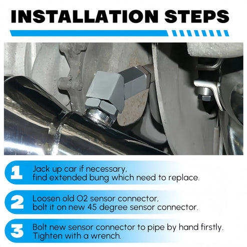 Mini Catalizador O2 Sensor Spacer CEL FIX P0420/P0042/P0430 Code Unive