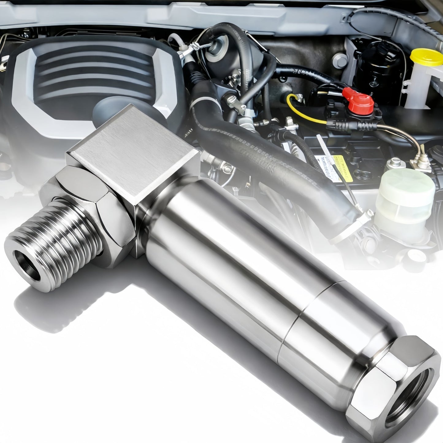 Mini Catalizador O2 Sensor Spacer CEL FIX P0420/P0042/P0430 Code Universal (90 Degree Pro) - Mini Catalizador®