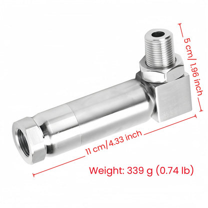 Mini Catalizador O2 Sensor Spacer CEL FIX P0420/P0042/P0430 Code Universal (90 Degree Pro) - Mini Catalizador®