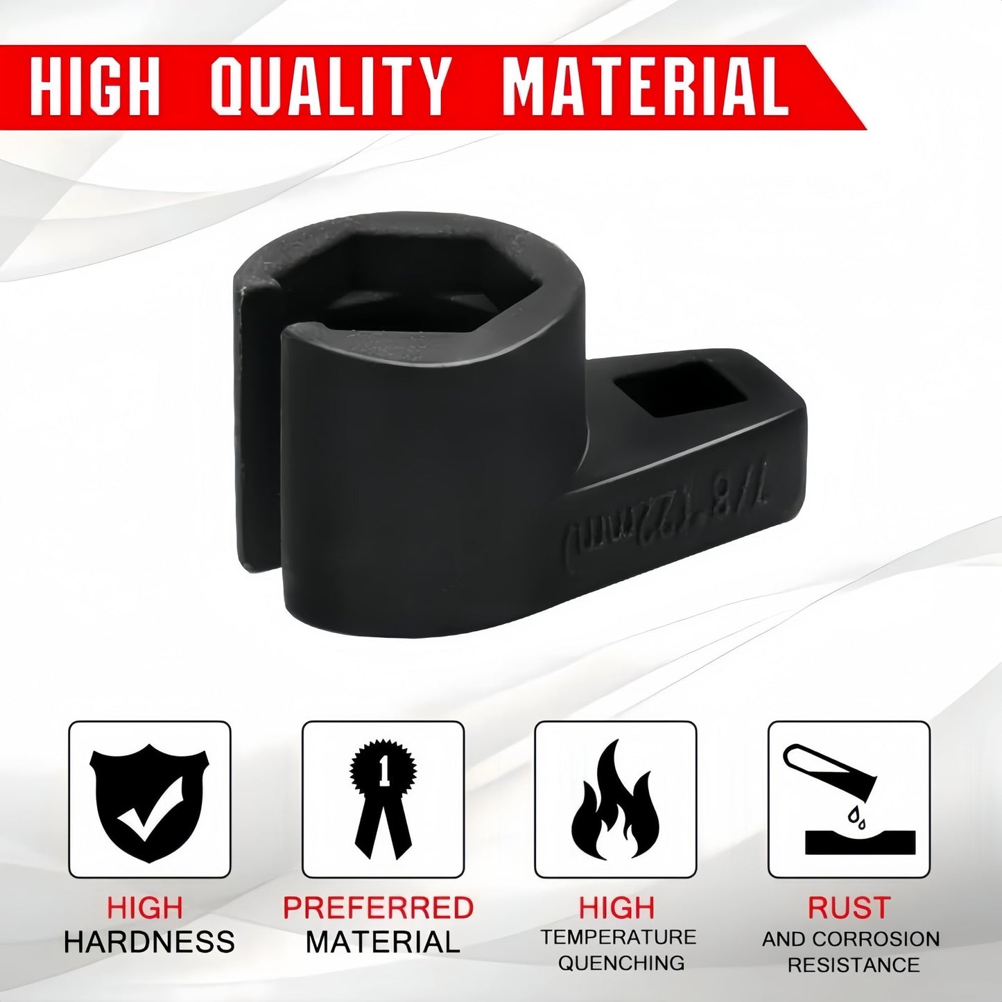 O2 Sensor Socket - 3/8 - Inch Drive by 7/8 - Inch (22 mm) - Mini Catalizador®